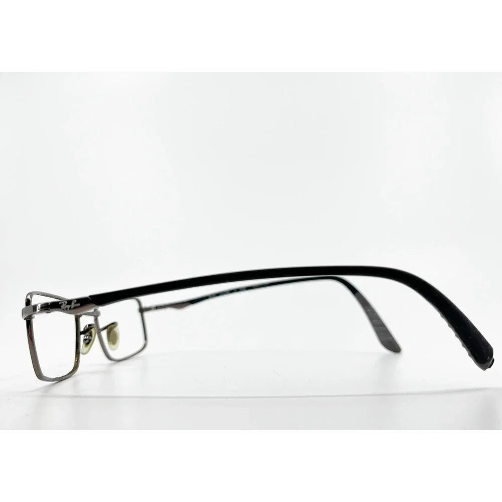 Ray-Ban RB 7511 1000 Eyeglasses Frames Mens Black Silver 49-19-140 1986
